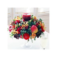 2008년 플로리스트 1월호 잡지 - Candle Centerpiece