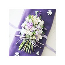 2009년 플로리스트 12월호 잡지 - Napkin Ring Deco