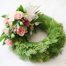 2010년 플로리스트 6월호 잡지 - Floral tribute(Wreath)