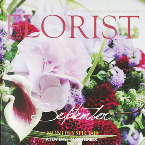 2011년 플로리스트 9월호 잡지 기사