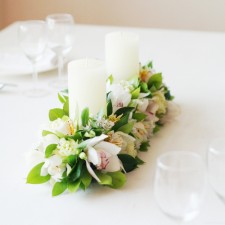 2012년 플로리스트 5월호 잡지 - Long & Low Table Centerpiece